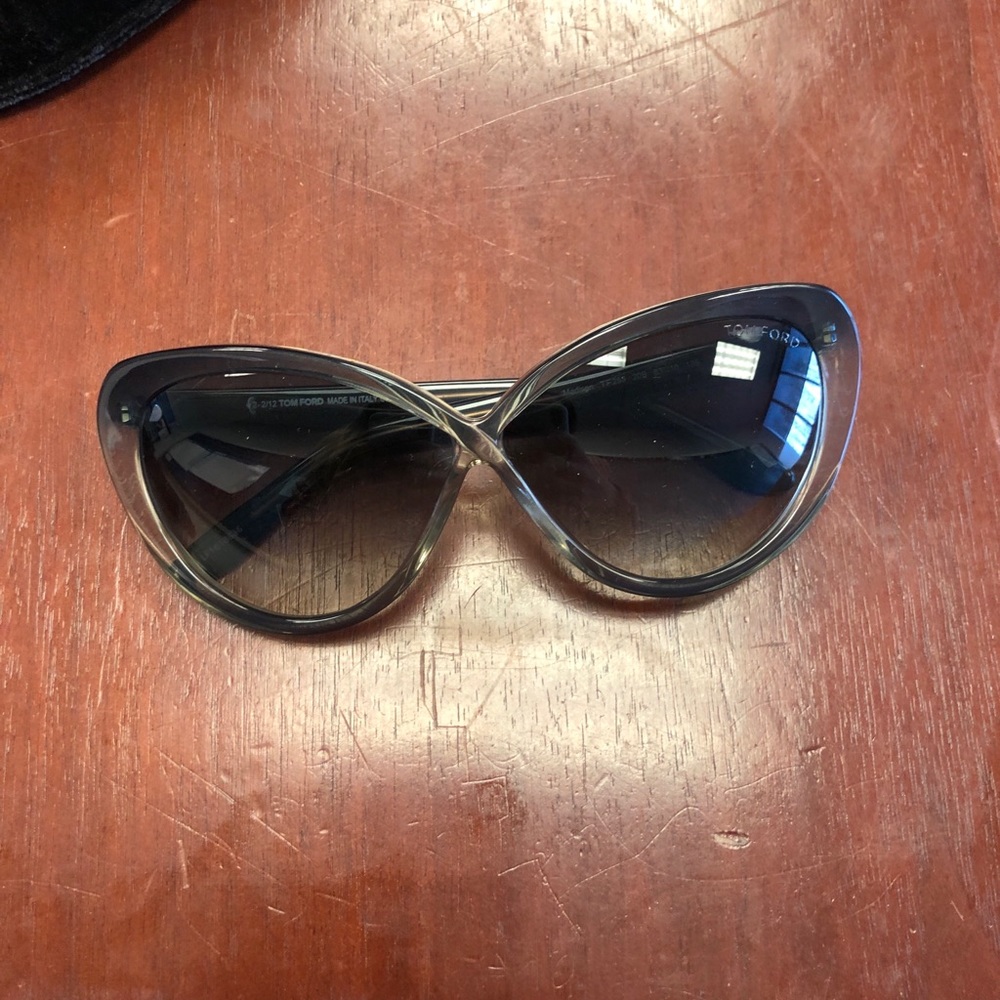 Tom Ford Black Cat-Eye Sunglasses